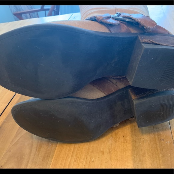 Lane Bryant Extra Wide Calf Real Leather Boots 10W - Picture 8 of 8